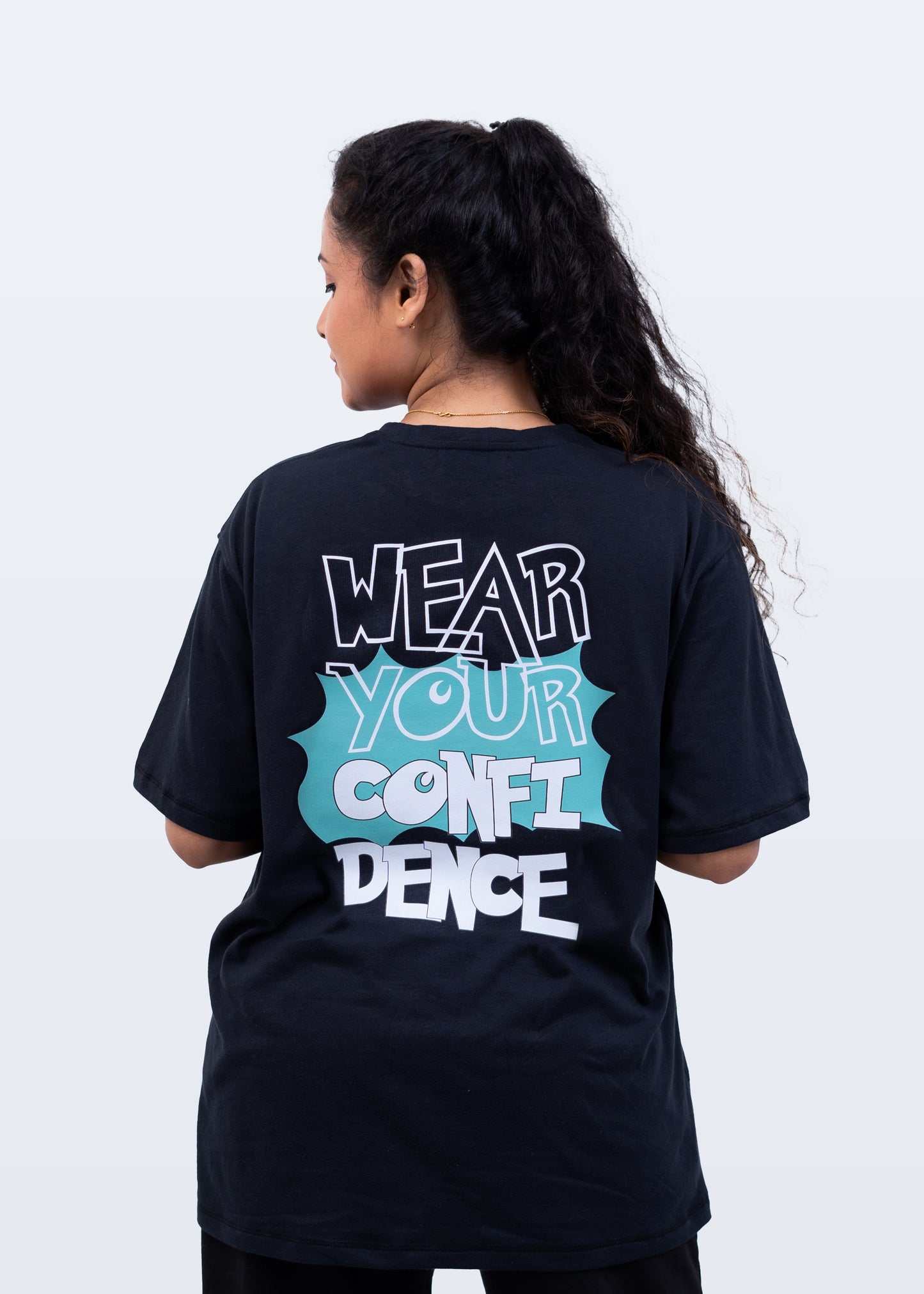 G Rats Oversized Crew Neck Tee - Elephant Black -Single Jersey -Unisex