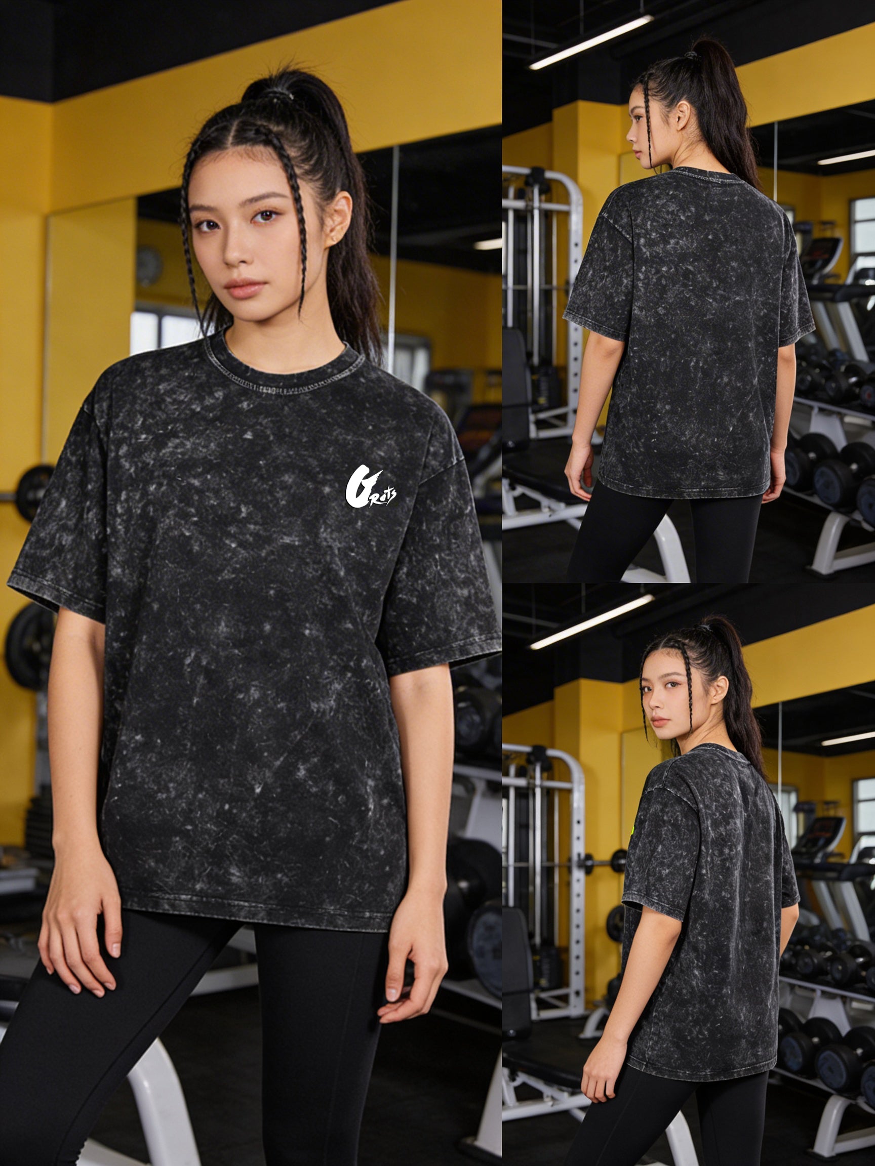 Vintage Acid Wash Drop-Shoulder Tee - Unisex - Limited