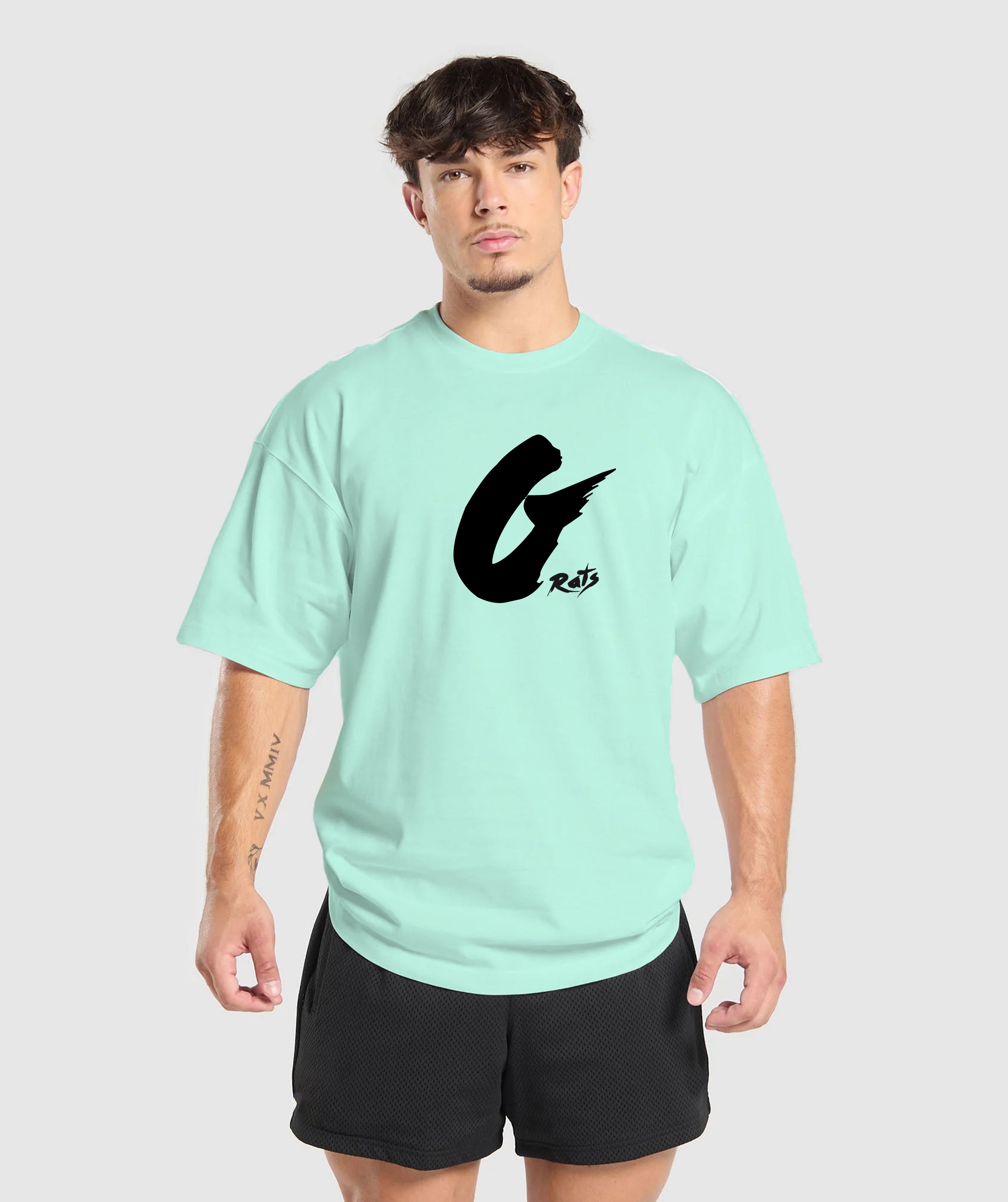 Oversized Baggy Crew Neck Tee - Gents