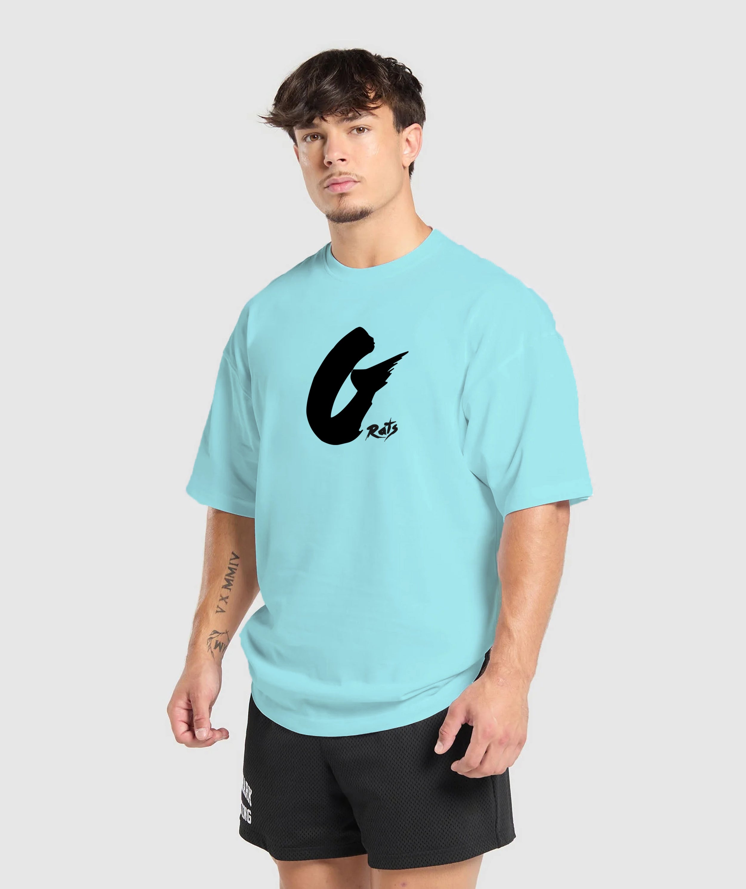 Oversized Baggy Crew Neck Tee - Gents