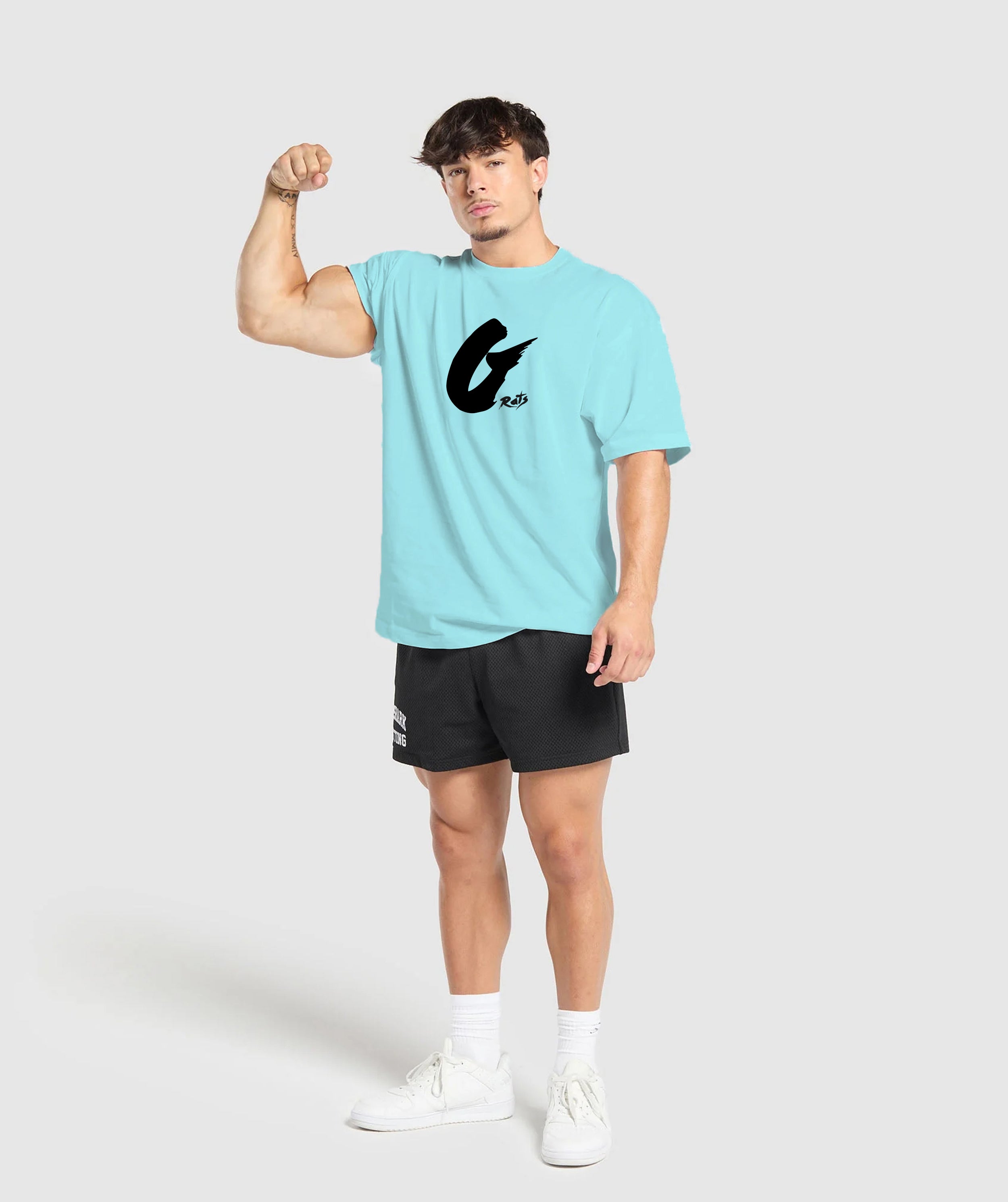 Oversized Baggy Crew Neck Tee - Gents