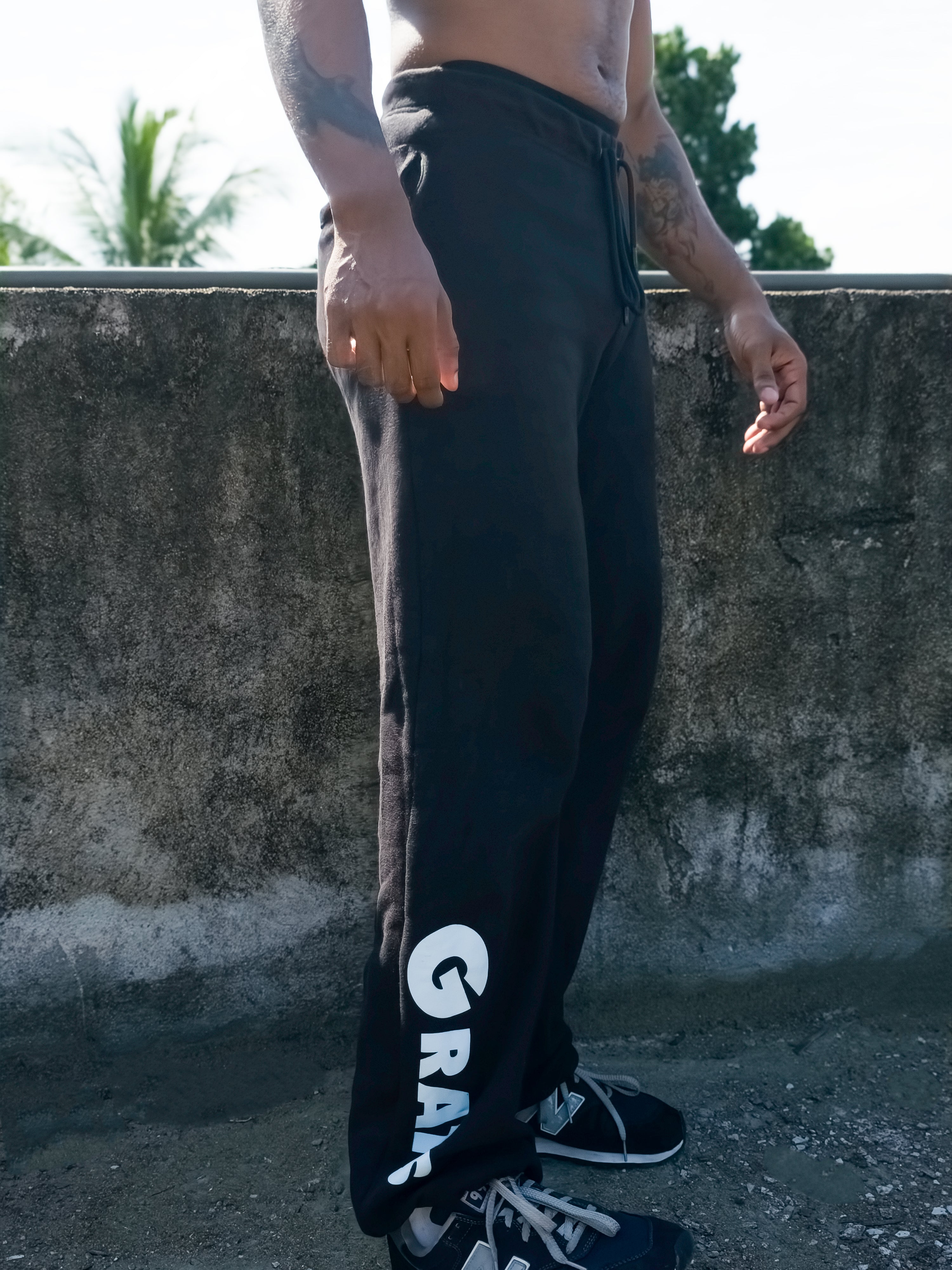 Toji Fushiguro’s Style Training Sweatpants - Baggy Fleece - Gents * Free Shipping