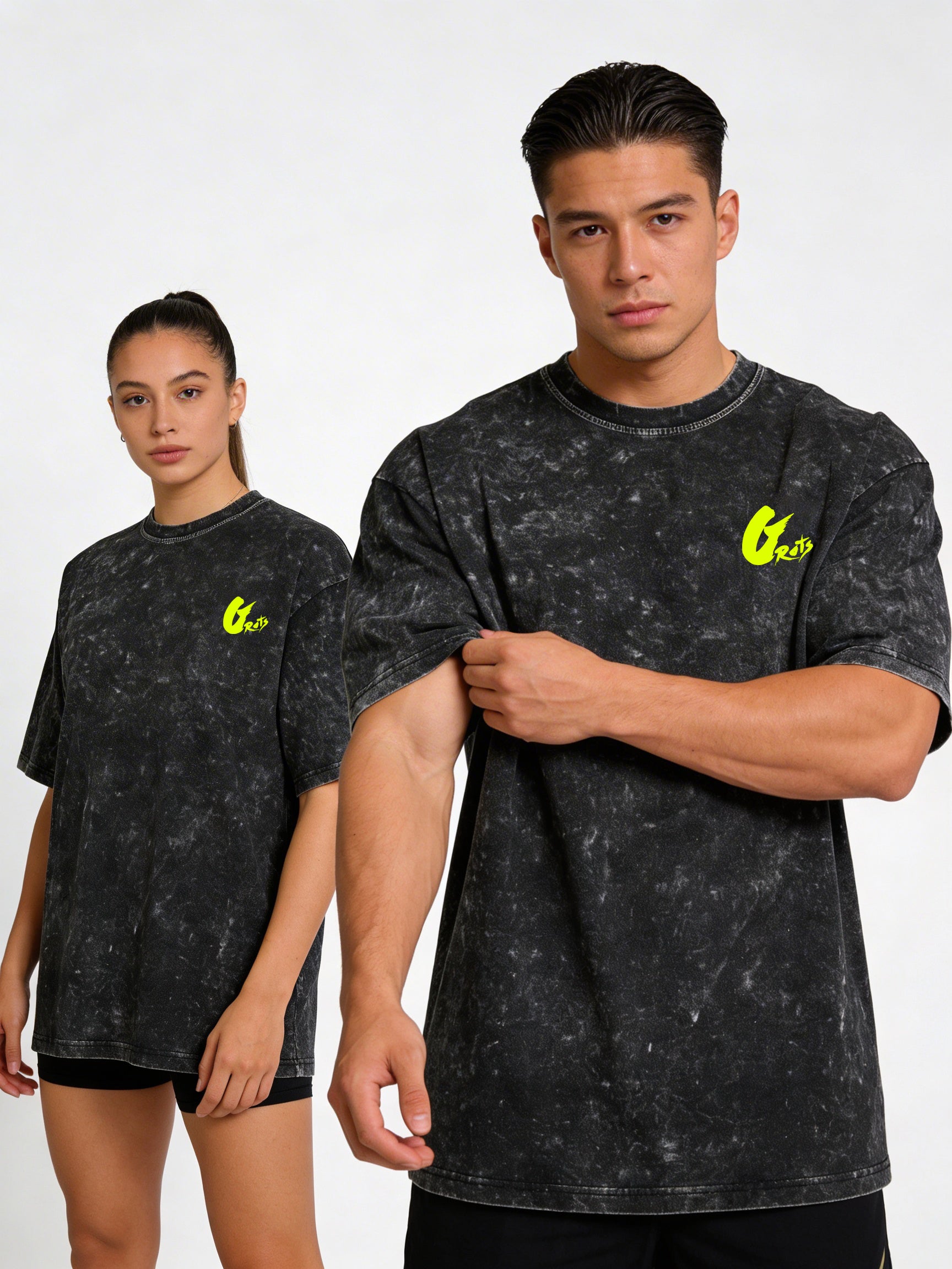 Vintage Acid Wash Drop-Shoulder Tee - Unisex - Limited