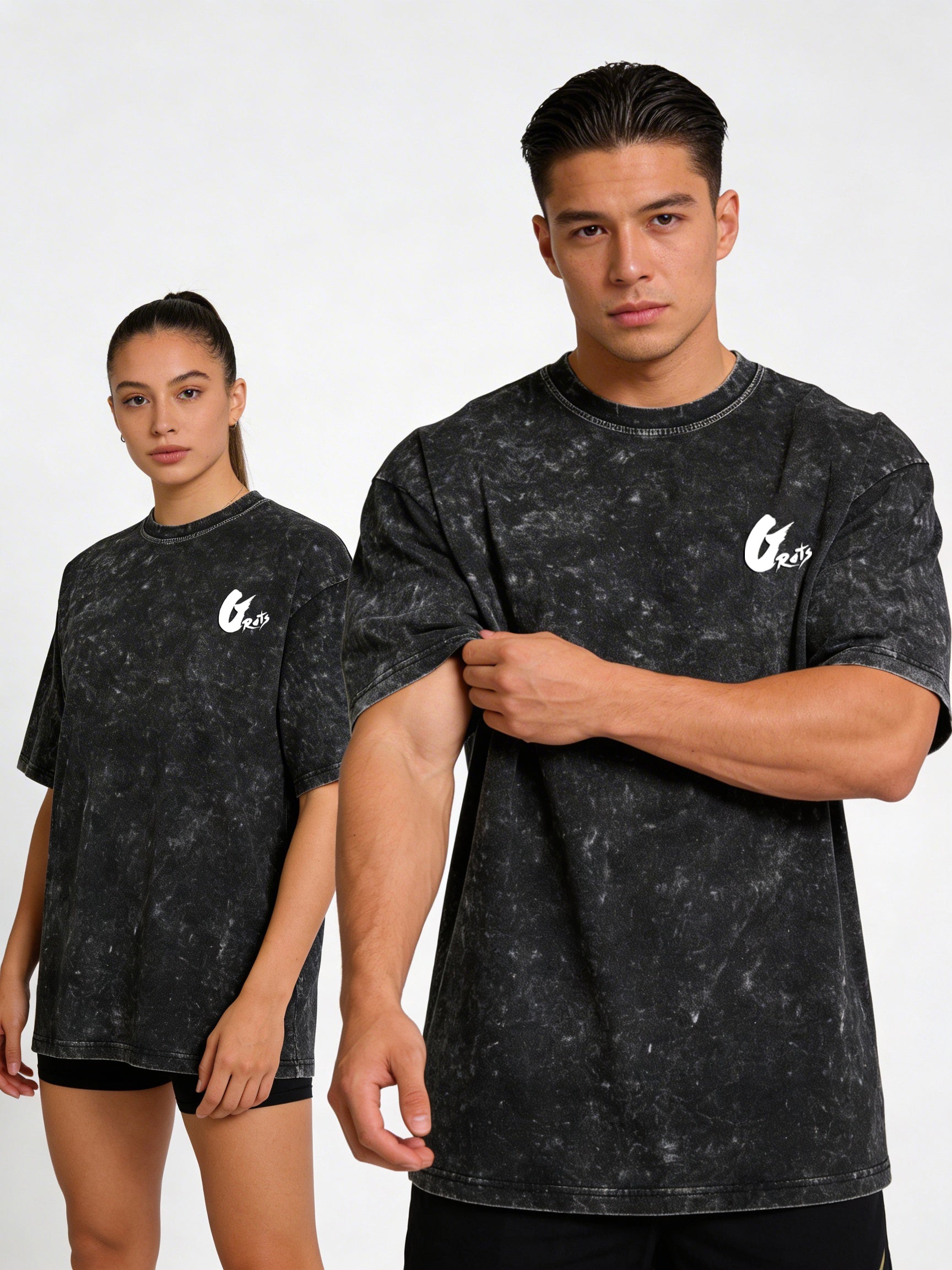 Vintage Acid Wash Drop-Shoulder Tee - Unisex - Limited