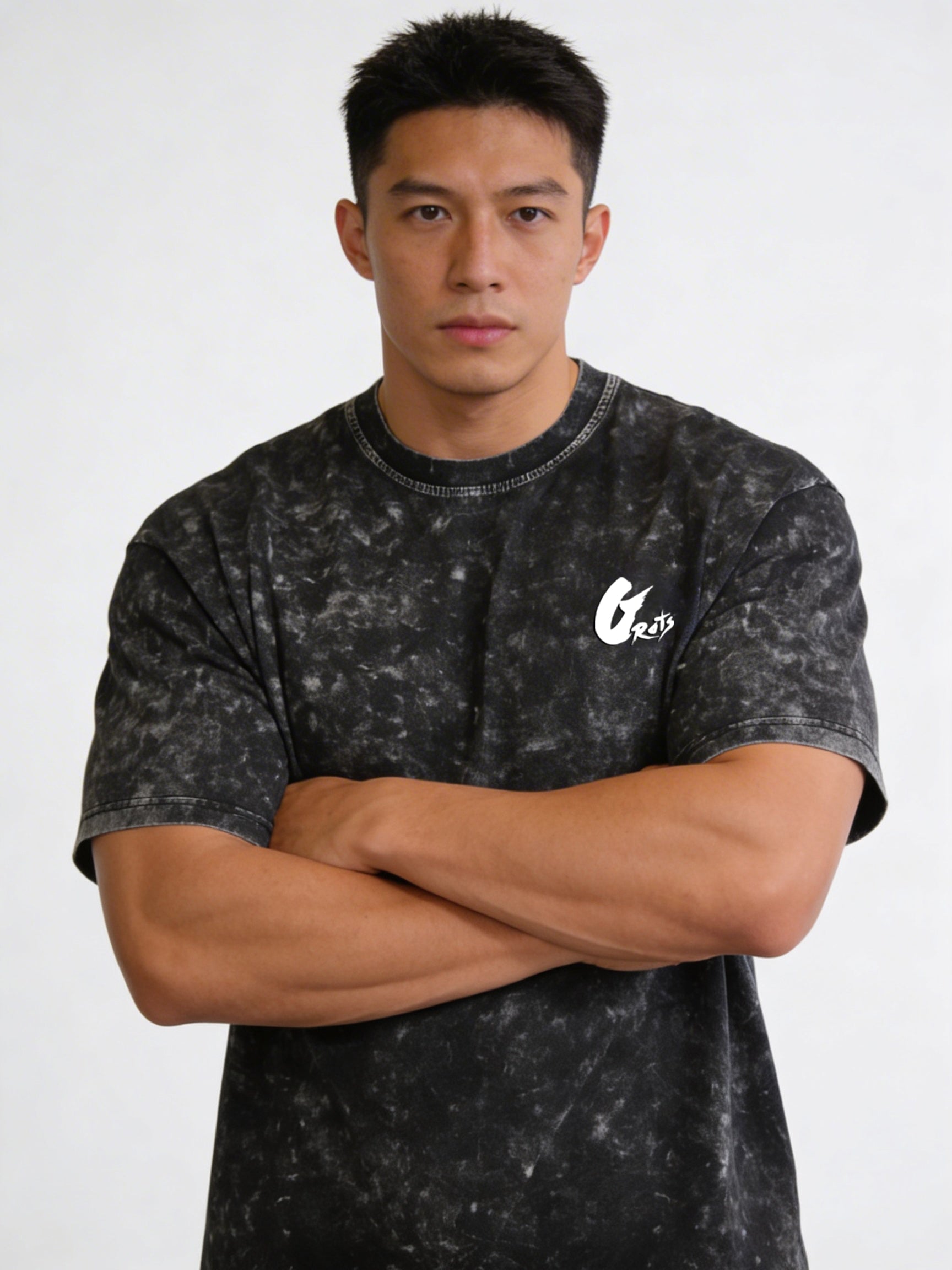 Vintage Acid Wash Drop-Shoulder Tee - Unisex - Limited