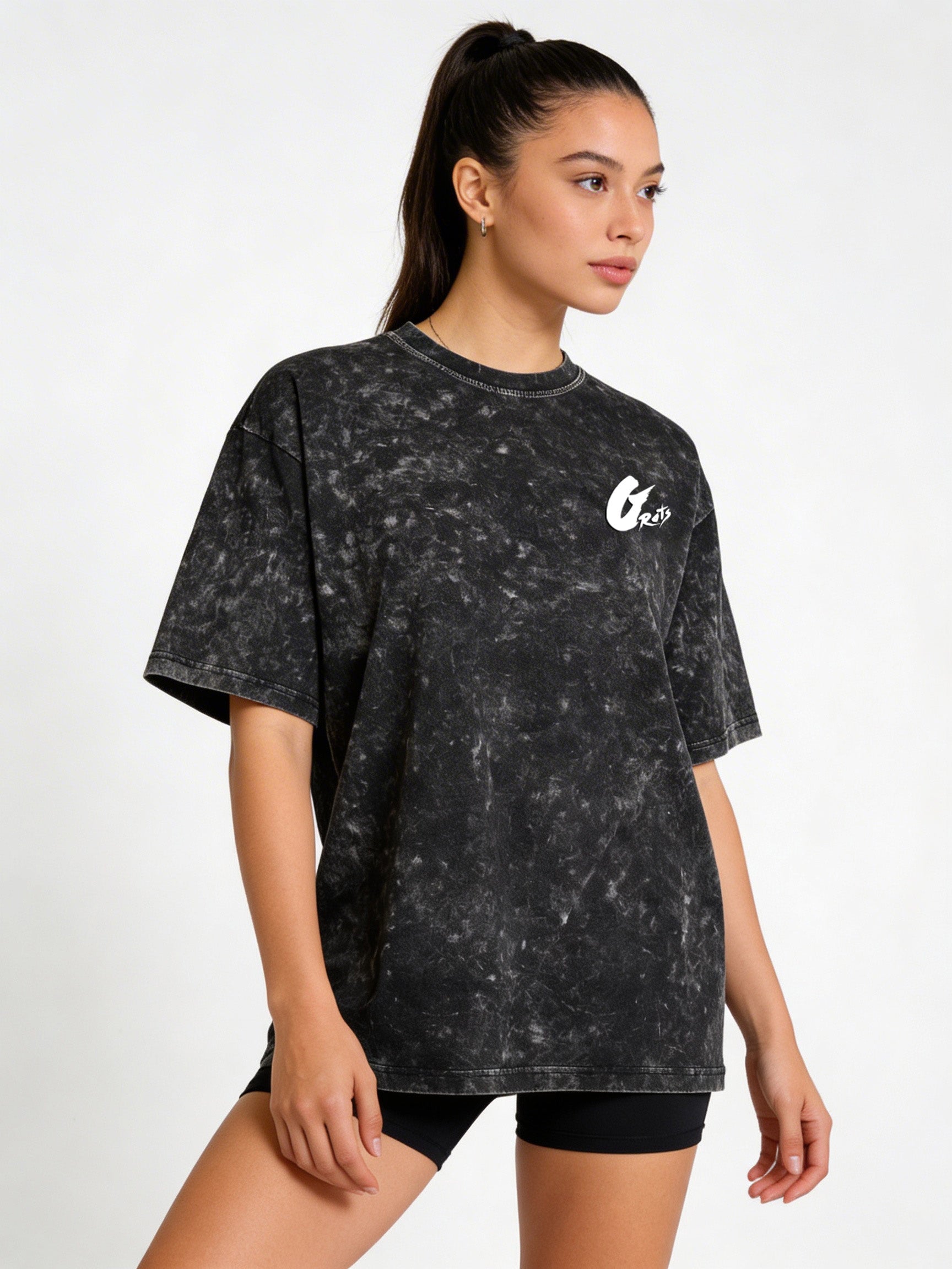 Vintage Acid Wash Drop-Shoulder Tee - Unisex - Limited