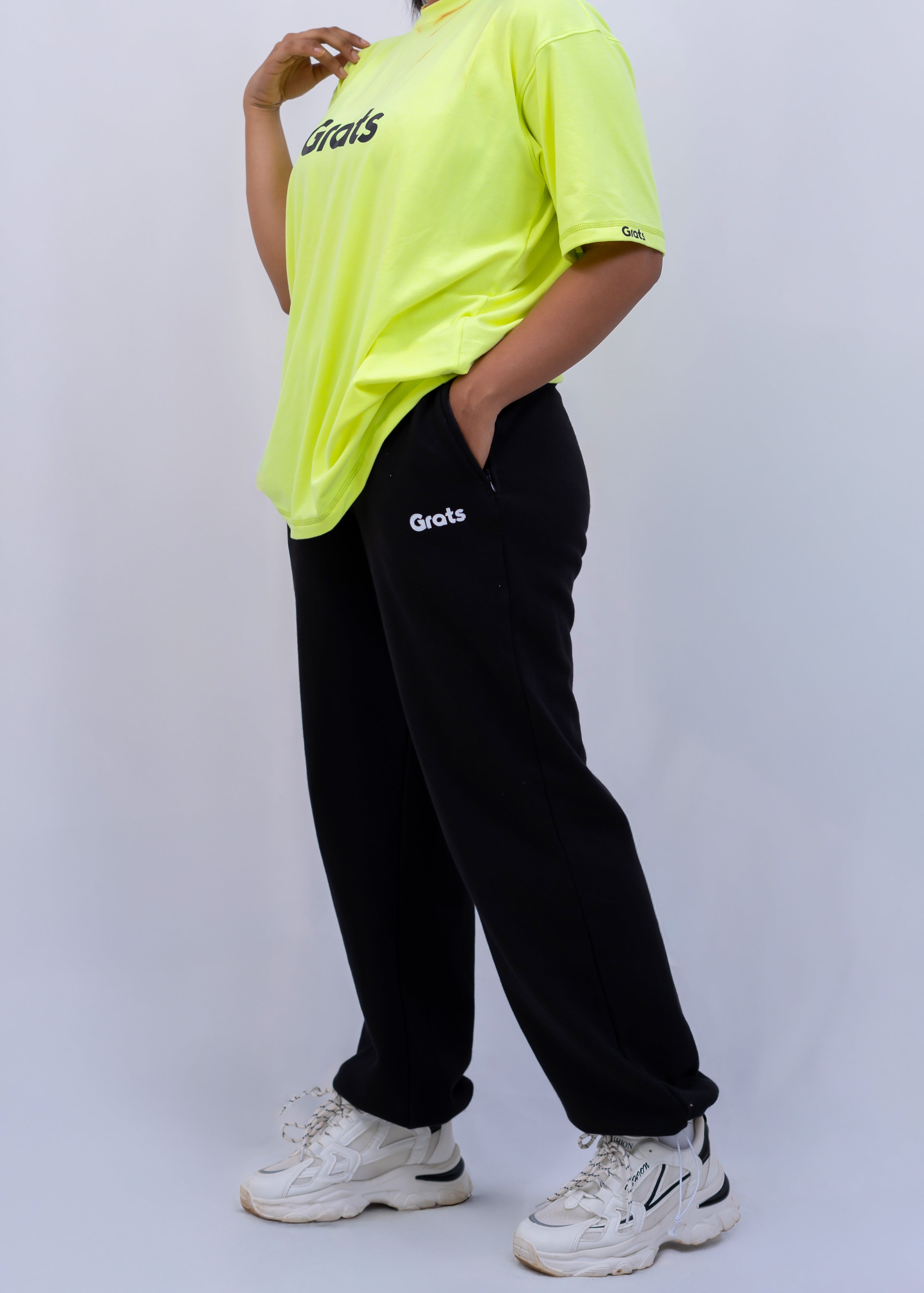 Toji Fushiguro’s Style Training Sweatpants - Baggy Fleece - Ladies* Free Shipping
